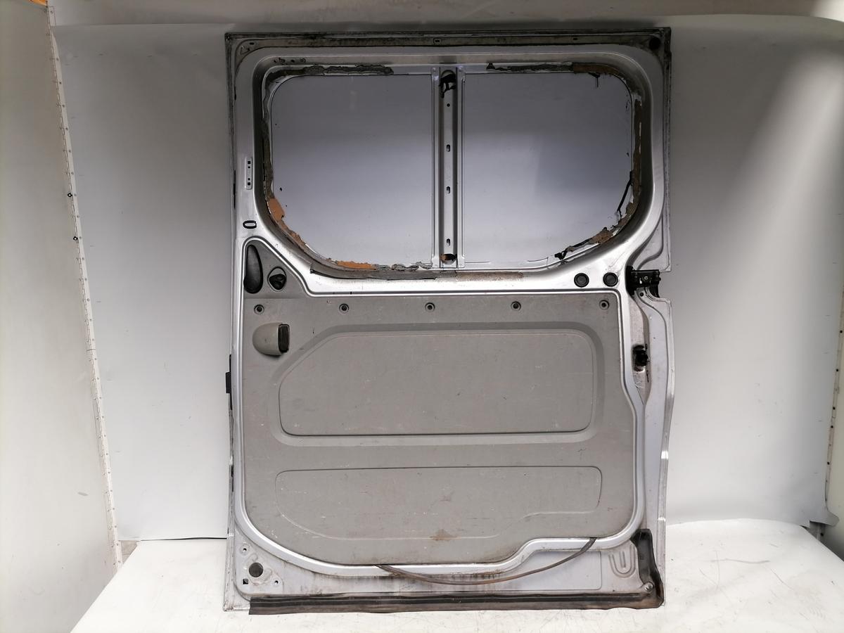 Renault Trafic 2 original Schiebet&uuml;r rechts Kastenwagen ohne Scheibe Silber Bj.2008
